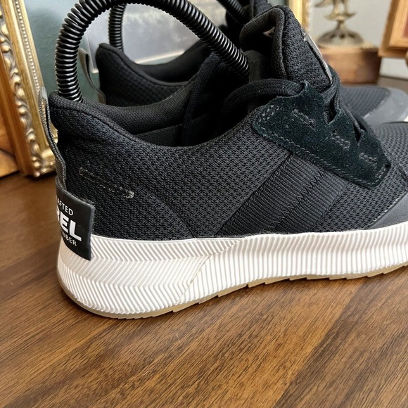 Sorel Women's Out N About III Low Sneakers Shoes Black Sea Salt Size US 7 - Picture 11 of 16